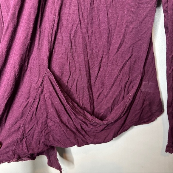 Active basic purple open cardigan - Picture 2 of 6